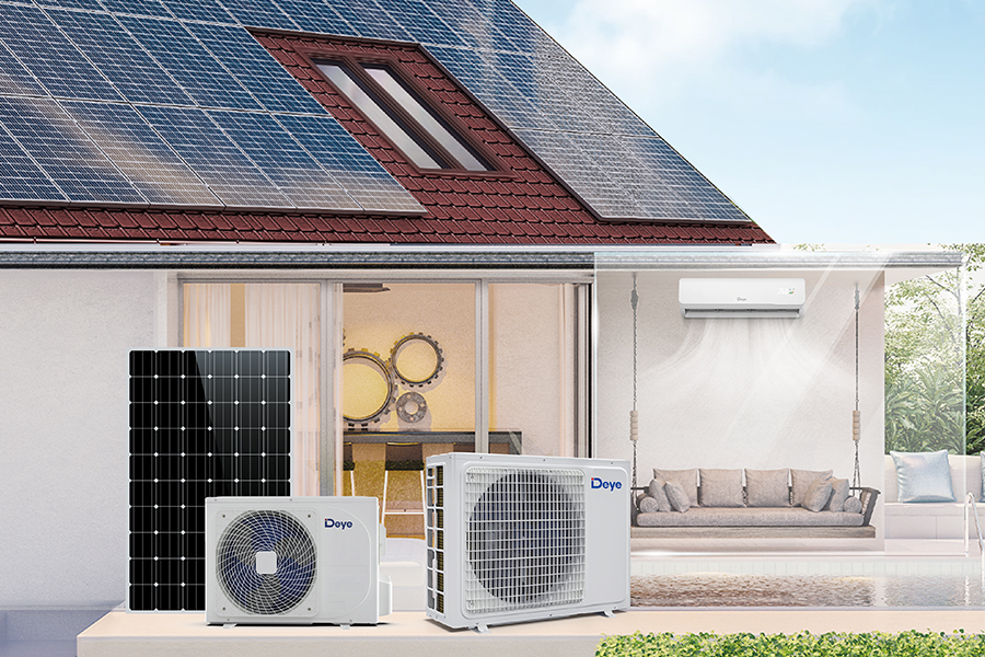 Hybride AC/DC voor zonne -airconditioner